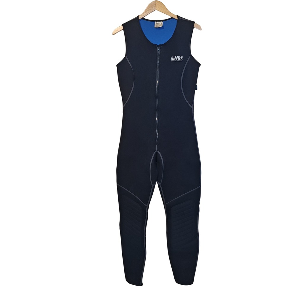 NRS Essentials Wetsuit Women XL Black Farmer Jane Sleeveless Front Zip Neoprene